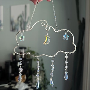 Celestial Cloud Wire Wrapped Suncatcher
